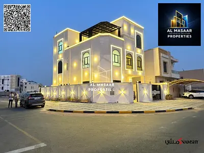 A modern villa, including registration and ownership fees, is available opposite a mosque and directly accessible with services. Freehold ownership is