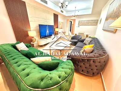 للايجار شهري ثلاث غرف وصاله 6800 مع انترنت 1000 تامين