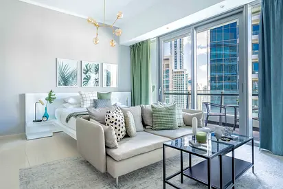 GuestReady - Studio | Balcony-Marina View