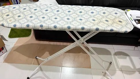 Standard Ironing Board in Average Condition with Cover