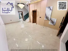 Two-story villa with a rooftop terrace and relaxation area, located next to the renowned Al Hamidiya