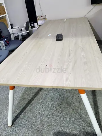 Wood Top Rectangular Office Table