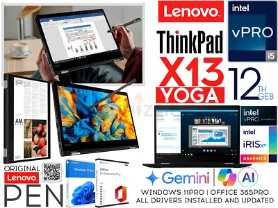 A.I PRO + 12TH GEN - THINKPAD X13 YOGA - PURE PERFORMANCE WITH ELEGANT DESIGN