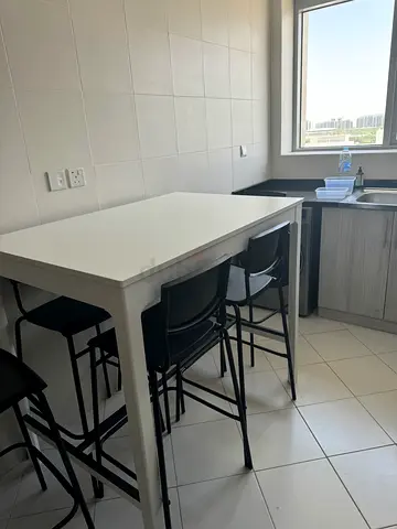 Ikea table + 6 chairs