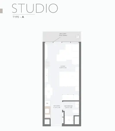 Luxurious Studio | High Floor | Canal View