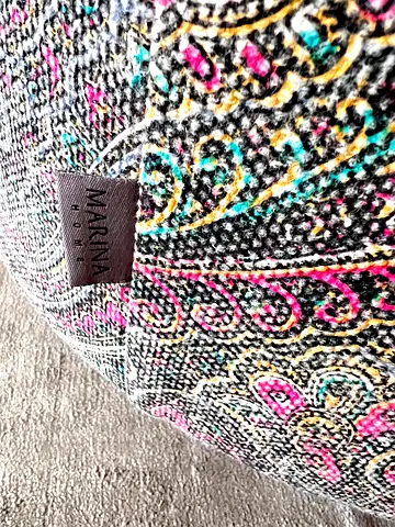 Marina Handcrafted Round Pouf