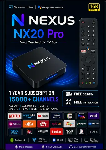 Android TV Box - 1 Year Subscription