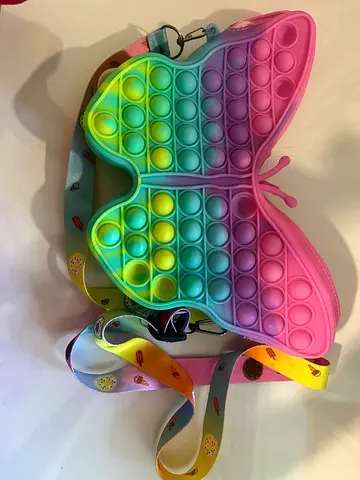 Pop it butterfly purse