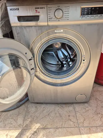 Hoover 7kg Front Load Washing Machine - Stainless Steel, Good Working Condition