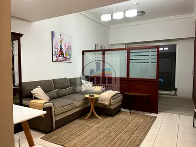NEXT TO DMCC METRO NICELY FURNISHED STUDIO WITH BIG BALCONY WITH VIEW TO THE ALMAS TOWER