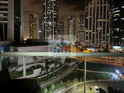 NEXT TO DMCC METRO NICELY FURNISHED STUDIO WITH BIG BALCONY WITH VIEW TO THE ALMAS TOWER