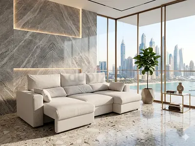 Ikea eskilstuna L shape sofa under storage