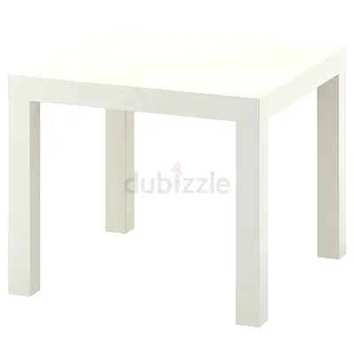 Ikea Lack White Square Side Table