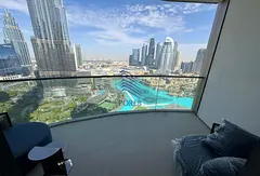 Burj Khalifa and Fountain View | High Floor