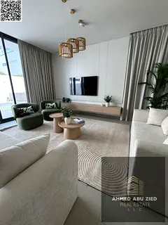 Fully furnished with the finest international furniture, a luxury villa for rent in Al Hamriya | A d