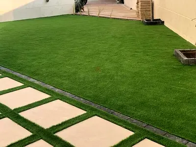 Artificial Grass per meter with fixing