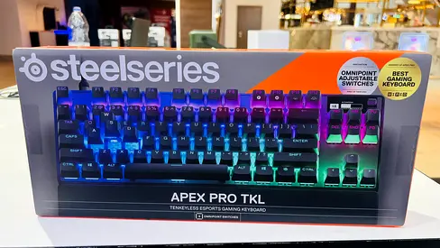 SteelSeries Apex Pro TKL - HyperMagnetic Gaming Keyboard USB 2023