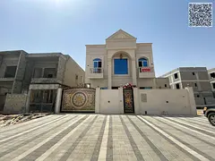 Two-story villa for sale in Al Zahia area - Modern design villa, registration and ownership fees inc