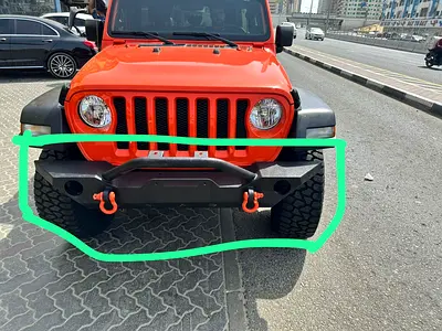 Jeep wrangler front bumper