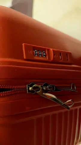 Hard-shell rolling suitcase with combination lock - small/medium. Buy 1 get 1.