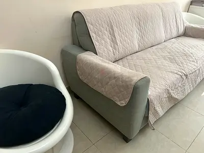 Home Center 3 seater Sofa and 2 chairs with huge storage for Sale