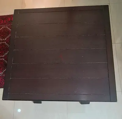 Home Centre Solid Wood One Centre Table(Extendable) along with Two side Tables