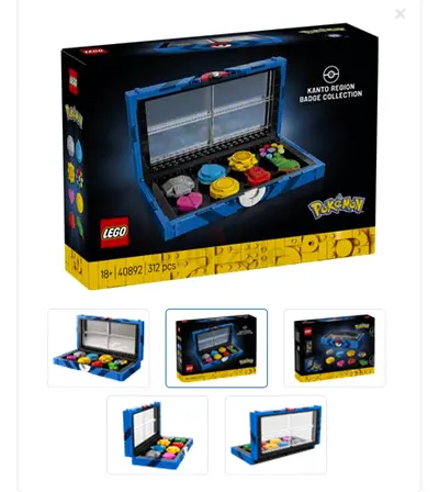 Lego pokemon gym badge