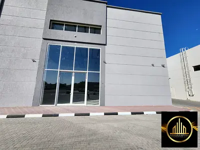 Industrial warehouse for rent in Ajman, Industrial Area 2, Al Jurf. Area: 5500 sq ft. Electricity: 50 kW. Rent: AED 425,000