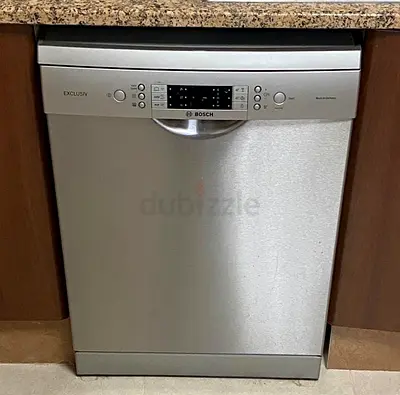 BOSCH Made in Germany Latest Model Freestanding Stainless Steel Body dishwasher - good condition