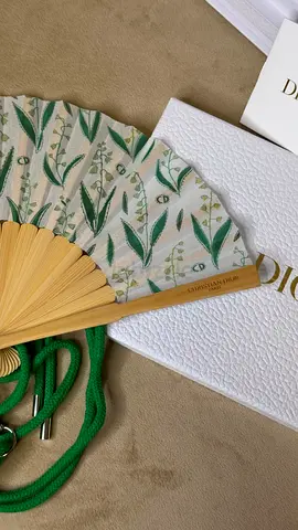 Christian Dior folding hand fan Lucky GWP’2024