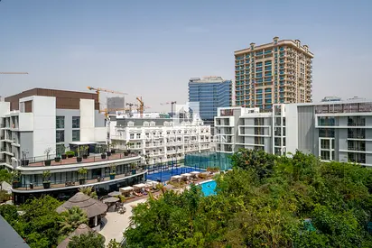 Modern Living | Balcony | Garden and Pool View