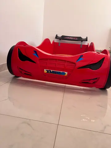 Red Race Car Bed - Single Kids Bed Frame