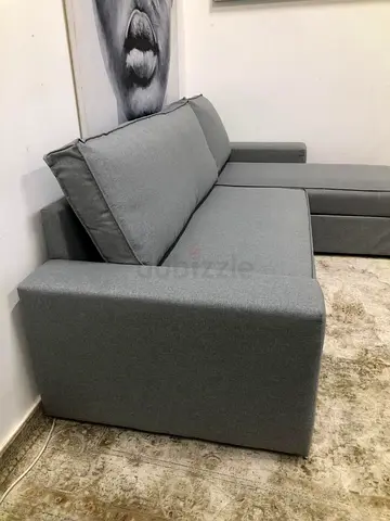 IKEA BARSLOV L shape 3-seater sofa with chaise longue