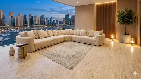 Chattel more Olta Corner Sofa Beige Excellent Condition