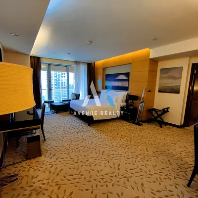 Burj Khalifa View | Furnished Studio | Balcony | Kempinski Central Avenue