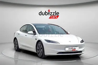 AED 1596/month | 2024 Tesla Model 3  | GCC Specs | Ref#456846