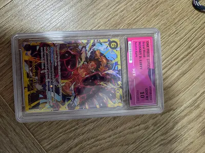 Graded One Piece Card — Monkey D. Luffy Full Art gem mint 10