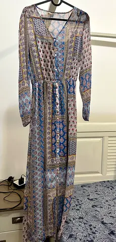 Elegant Bohemian Maxi Dress with inner for Sale