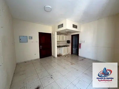 The most beautiful studio in Al Qasimia, Sharjah. Spacious, super deluxe finishes, central air conditioning and gas. Strategically located near all se