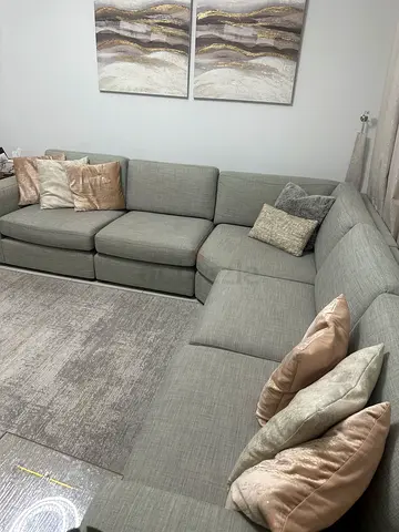 L shaped couch