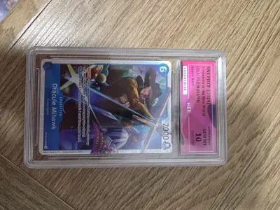Gem mint 10 Milhawk one piece TCG card (Graded)