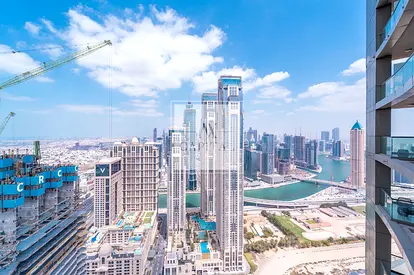 Rented | Burj view | High floor | Unfurnished