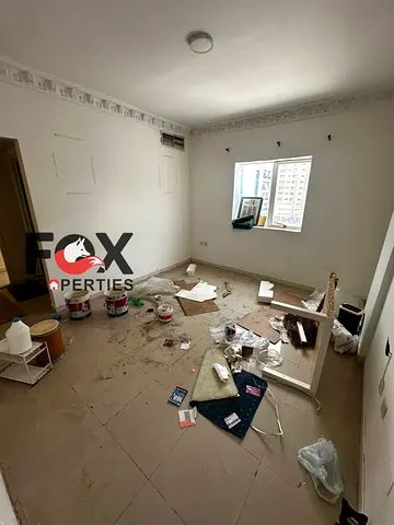 One-bedroom apartment with a living room for rent in Al Nuaimiya 2 opposite Afghan Kebab, central AC, prime location, AED 26,000 with flexible payment