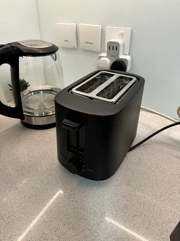 Black 2-Slice Toaster in Perfect Condition
