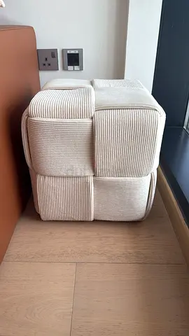 Fabric Stool - No Brand