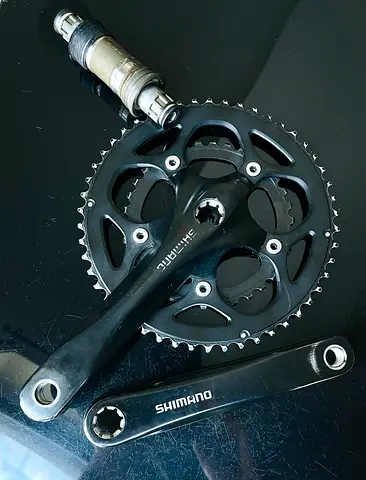 Shimano FC R345 Octalink Crankset -50/34 teeth. 170mm. With sealed cartridge