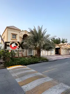 Villa for sale in Al Rawda 3, Ajman | 7 master bedrooms, 2 majlis, annex, 9,000 sq.ft land, 5,500 sq
