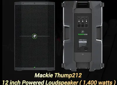 2x Mackie Thump212 12inch Powered Loudspeaker_1400watt