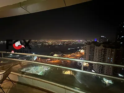 تملك حر بنسبة 100%لجميع الجنسيات _ اطلالة مفتوحة علي بحر الخور _ مع باركينج خاص _ تصميم عصري مع الفرش والديكورات _