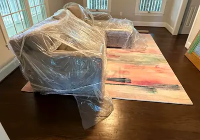 Cratebarrel axis L shape sofa